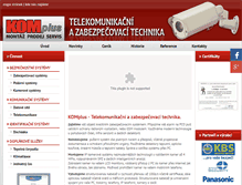 Tablet Screenshot of komplus.cz